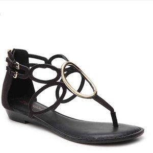 Womens Black Sandals